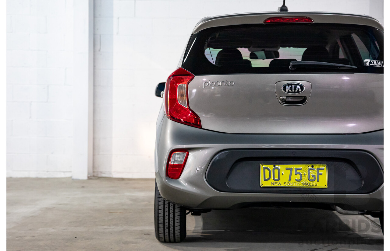 02/2020 Kia Picanto S (FWD) JA MY20 5D Hatchback Titanium Silver Metallic 1.2L