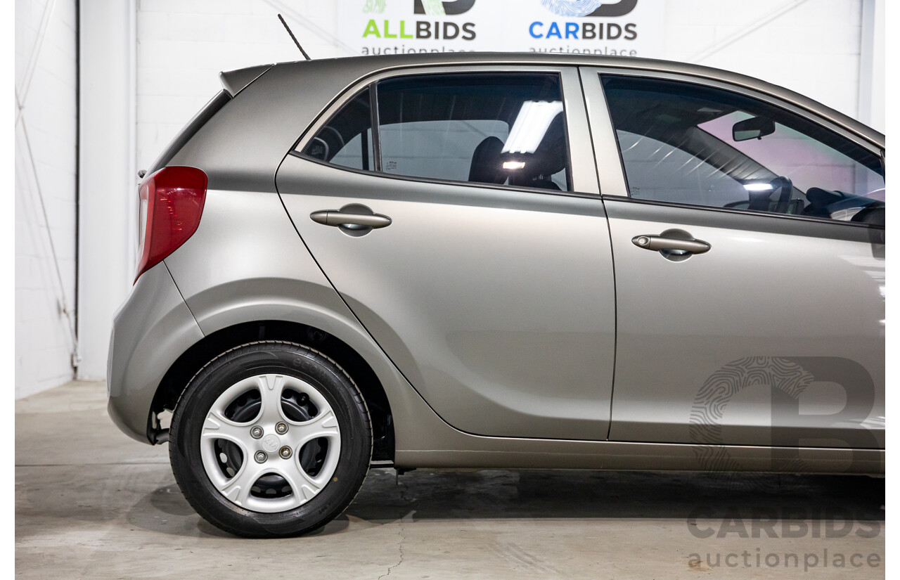 02/2020 Kia Picanto S (FWD) JA MY20 5D Hatchback Titanium Silver Metallic 1.2L