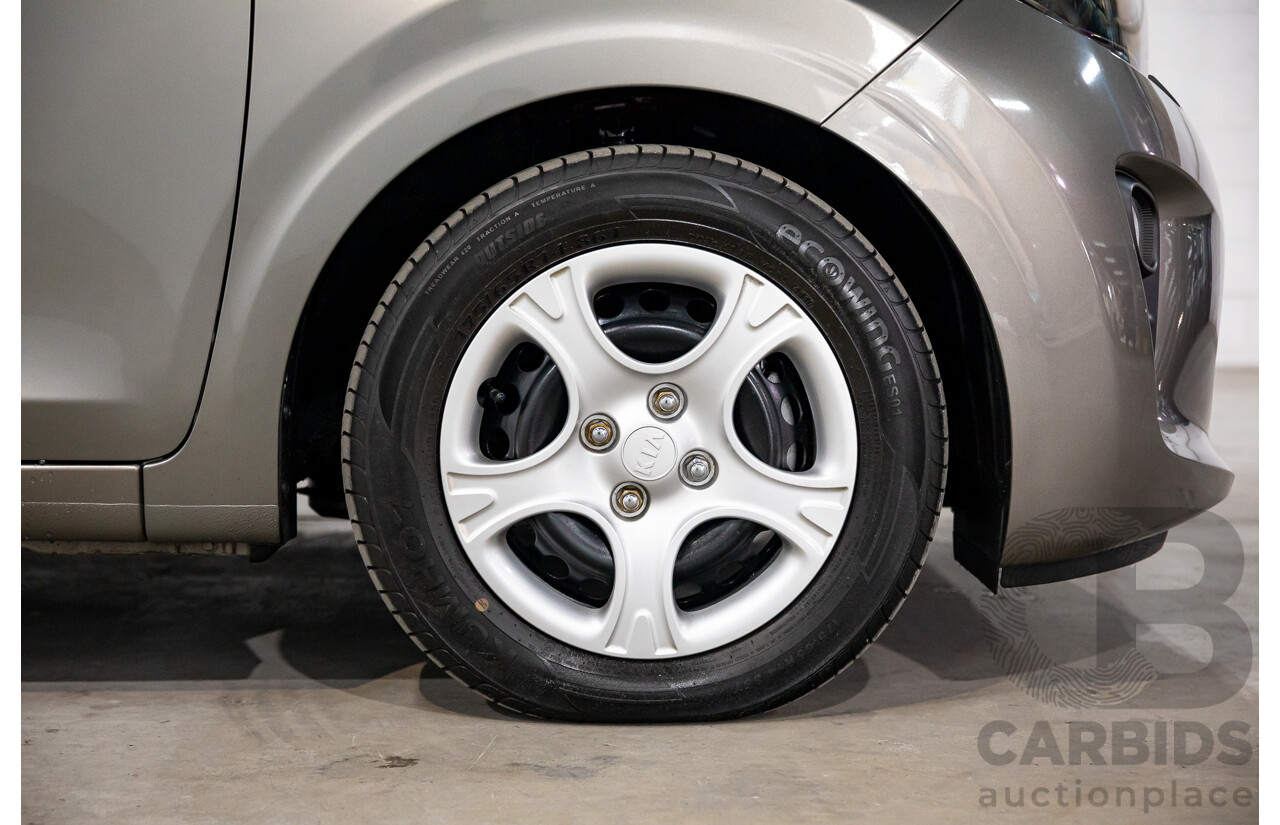 02/2020 Kia Picanto S (FWD) JA MY20 5D Hatchback Titanium Silver Metallic 1.2L