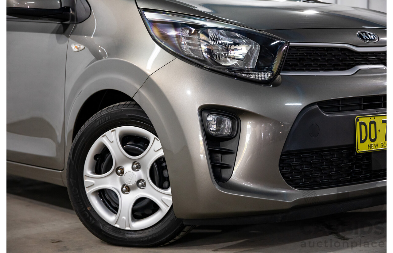 02/2020 Kia Picanto S (FWD) JA MY20 5D Hatchback Titanium Silver Metallic 1.2L