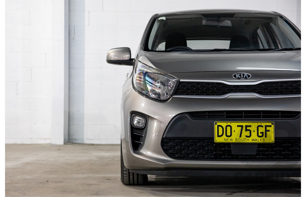02/2020 Kia Picanto S (FWD) JA MY20 5D Hatchback Titanium Silver Metallic 1.2L