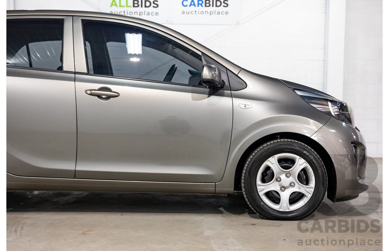 02/2020 Kia Picanto S (FWD) JA MY20 5D Hatchback Titanium Silver Metallic 1.2L