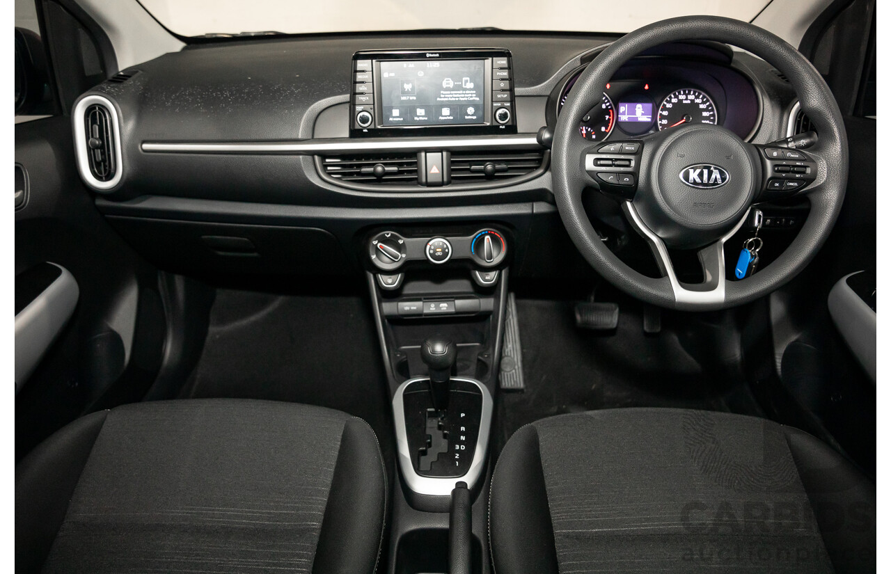 02/2020 Kia Picanto S (FWD) JA MY20 5D Hatchback Titanium Silver Metallic 1.2L