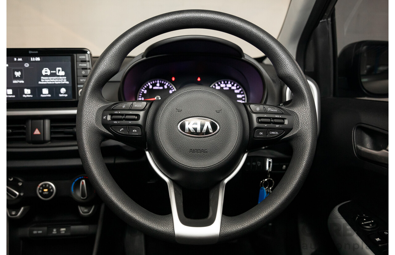 02/2020 Kia Picanto S (FWD) JA MY20 5D Hatchback Titanium Silver Metallic 1.2L