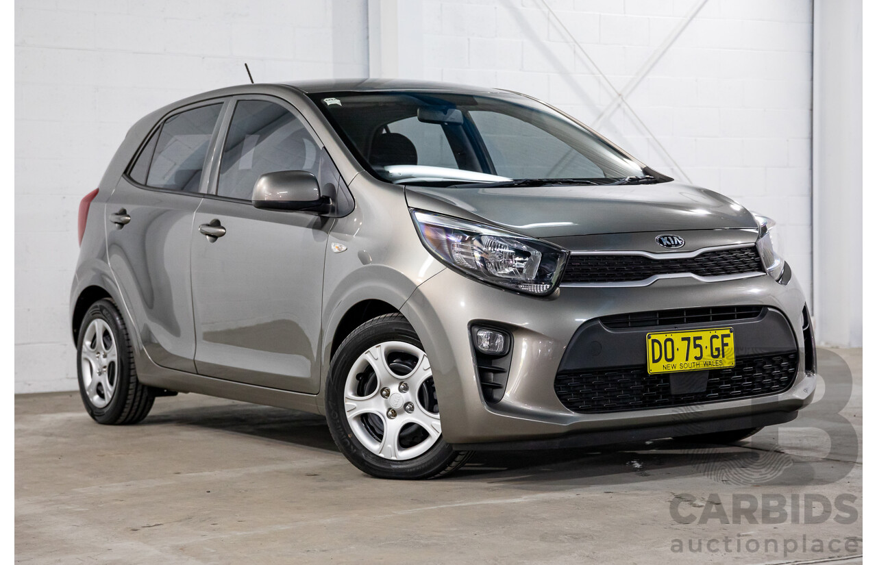 02/2020 Kia Picanto S (FWD) JA MY20 5D Hatchback Titanium Silver Metallic 1.2L