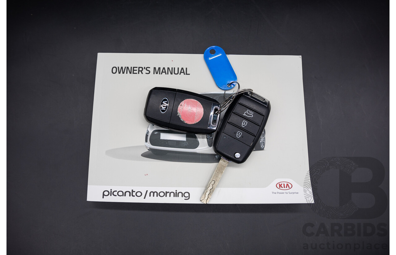 02/2020 Kia Picanto S (FWD) JA MY20 5D Hatchback Titanium Silver Metallic 1.2L