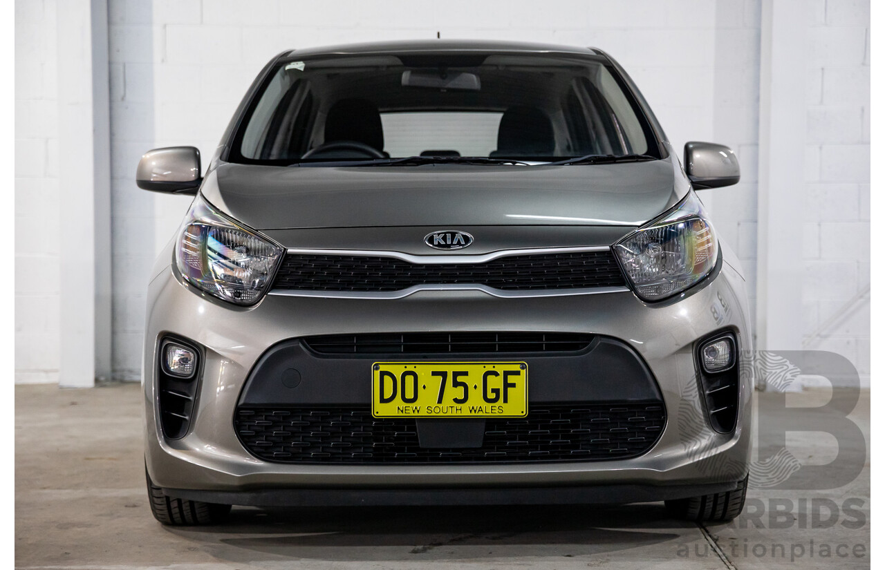 02/2020 Kia Picanto S (FWD) JA MY20 5D Hatchback Titanium Silver Metallic 1.2L