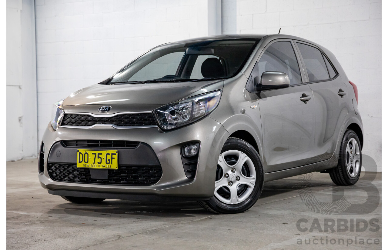 02/2020 Kia Picanto S (FWD) JA MY20 5D Hatchback Titanium Silver Metallic 1.2L