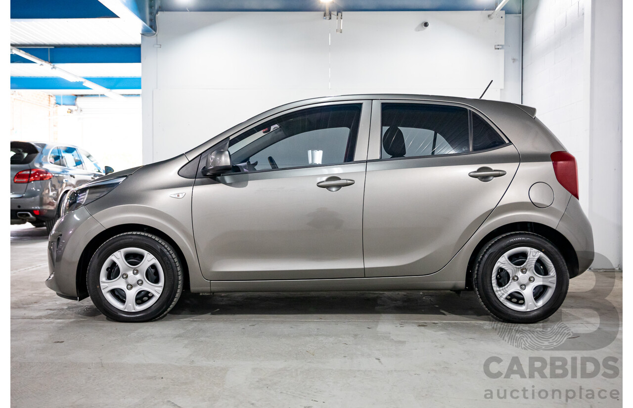 02/2020 Kia Picanto S (FWD) JA MY20 5D Hatchback Titanium Silver Metallic 1.2L