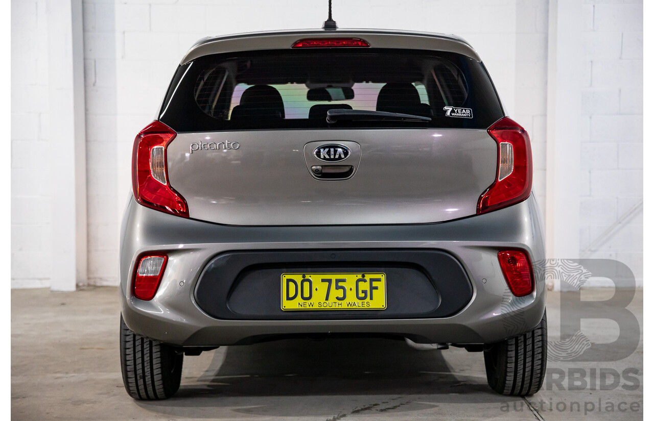 02/2020 Kia Picanto S (FWD) JA MY20 5D Hatchback Titanium Silver Metallic 1.2L