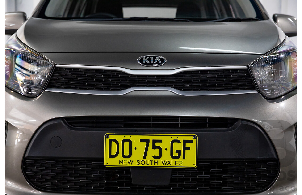 02/2020 Kia Picanto S (FWD) JA MY20 5D Hatchback Titanium Silver Metallic 1.2L