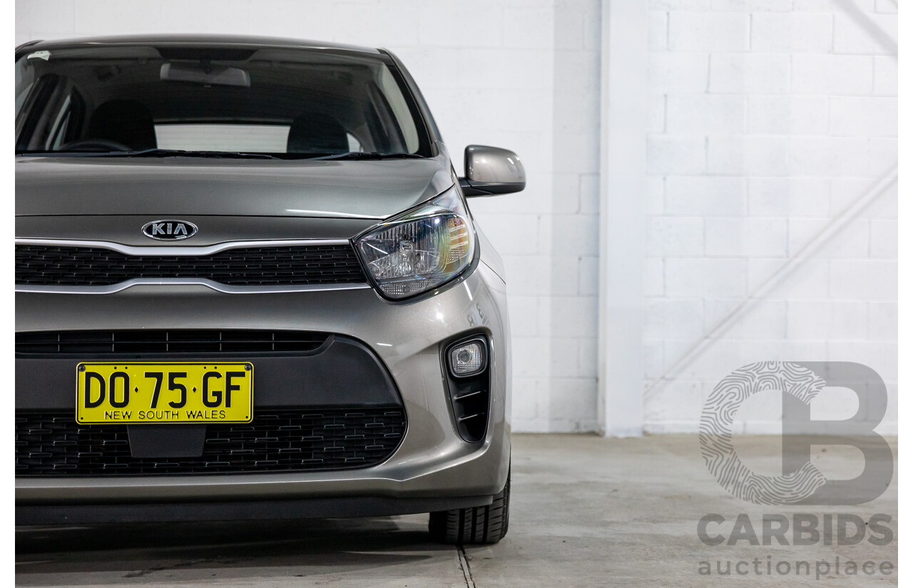 02/2020 Kia Picanto S (FWD) JA MY20 5D Hatchback Titanium Silver Metallic 1.2L