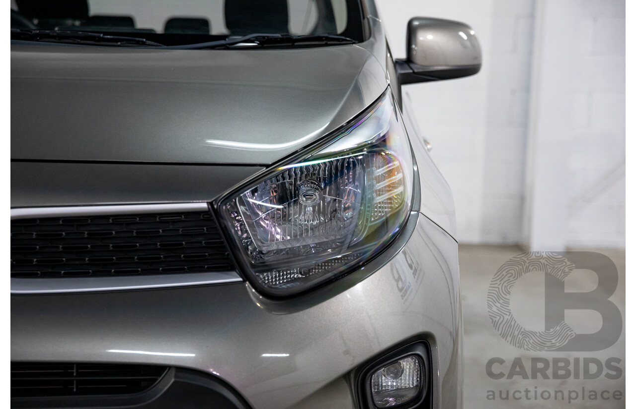 02/2020 Kia Picanto S (FWD) JA MY20 5D Hatchback Titanium Silver Metallic 1.2L