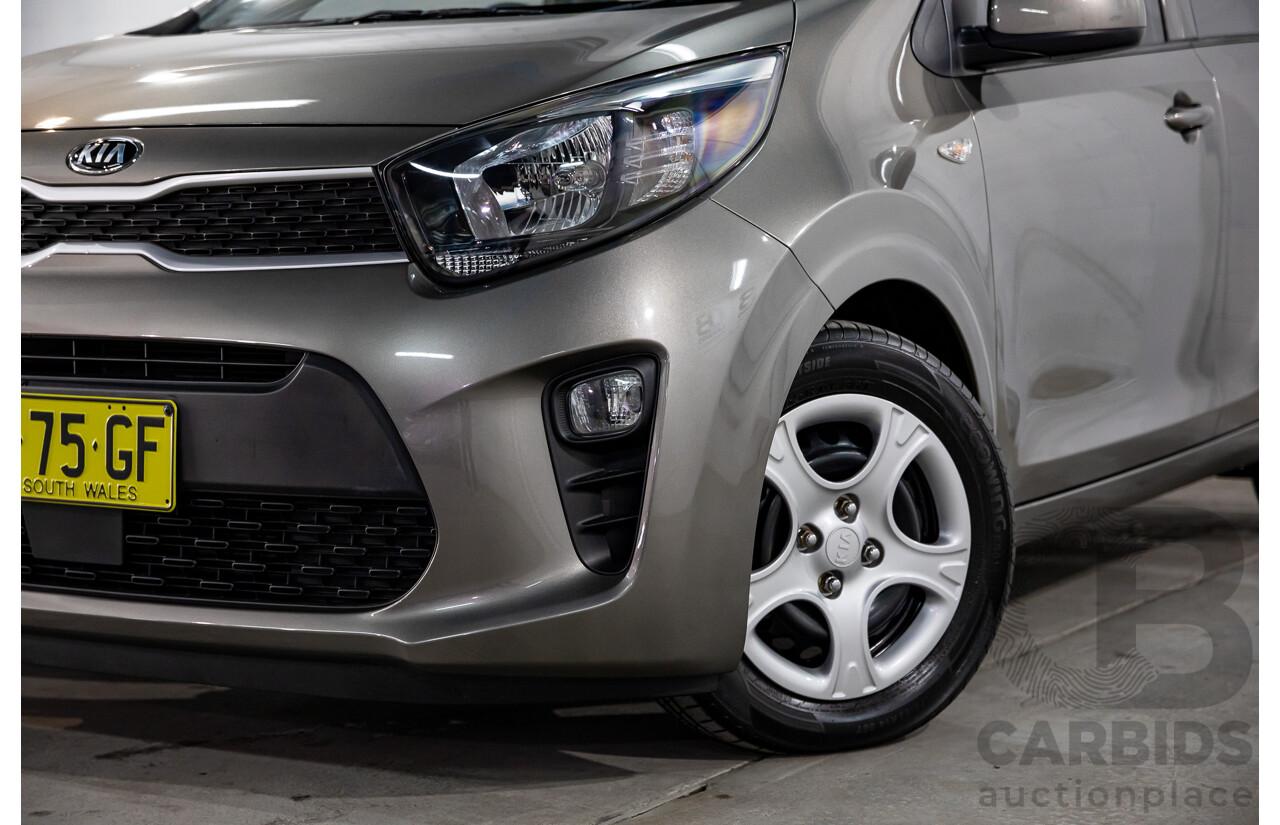 02/2020 Kia Picanto S (FWD) JA MY20 5D Hatchback Titanium Silver Metallic 1.2L