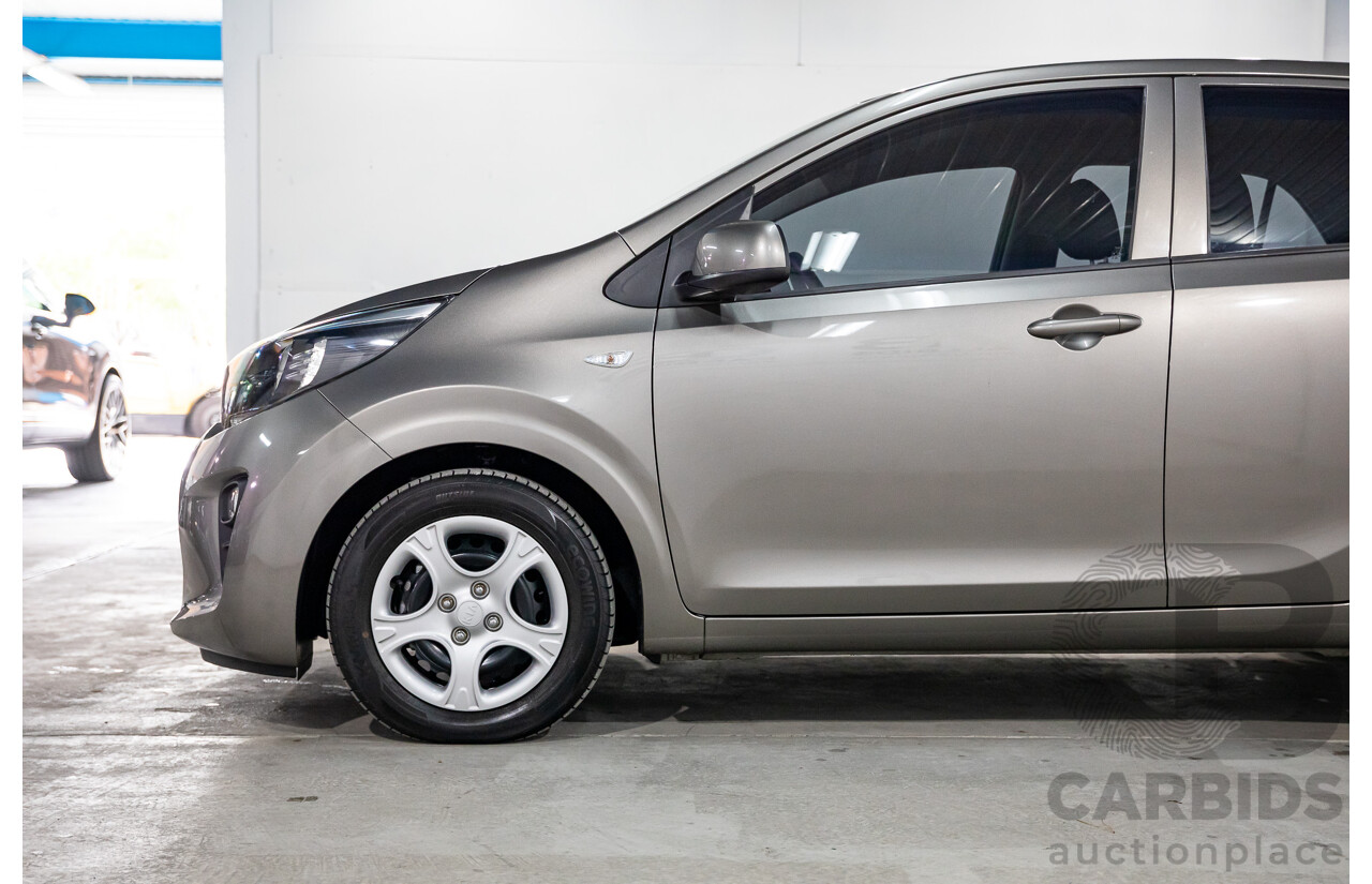 02/2020 Kia Picanto S (FWD) JA MY20 5D Hatchback Titanium Silver Metallic 1.2L