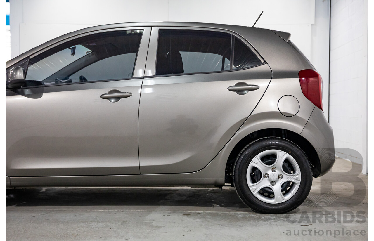 02/2020 Kia Picanto S (FWD) JA MY20 5D Hatchback Titanium Silver Metallic 1.2L