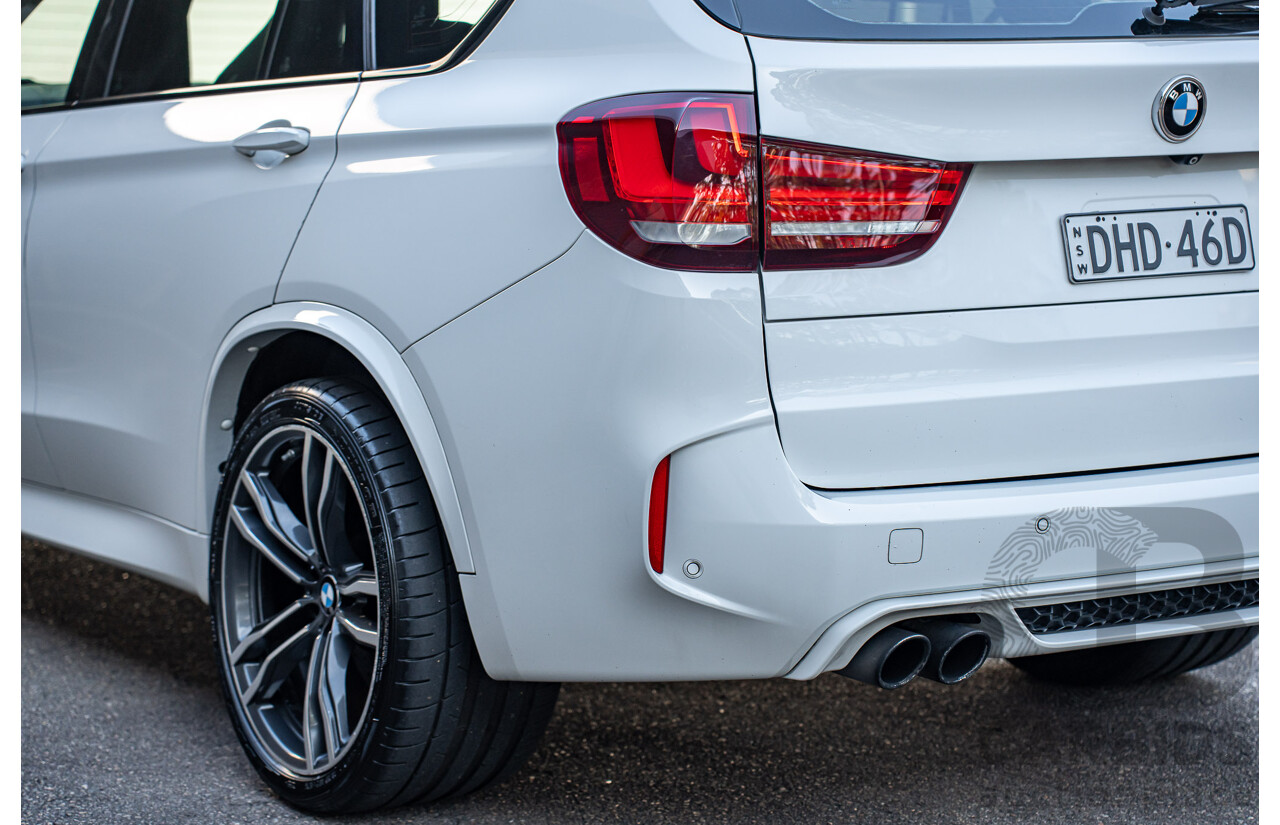 3/2015 BMW X5 M F85 4d Wagon Alpine White Twin Turbo V8 4.4L