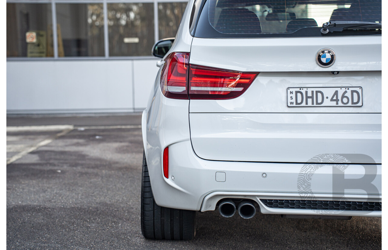 3/2015 BMW X5 M F85 4d Wagon Alpine White Twin Turbo V8 4.4L
