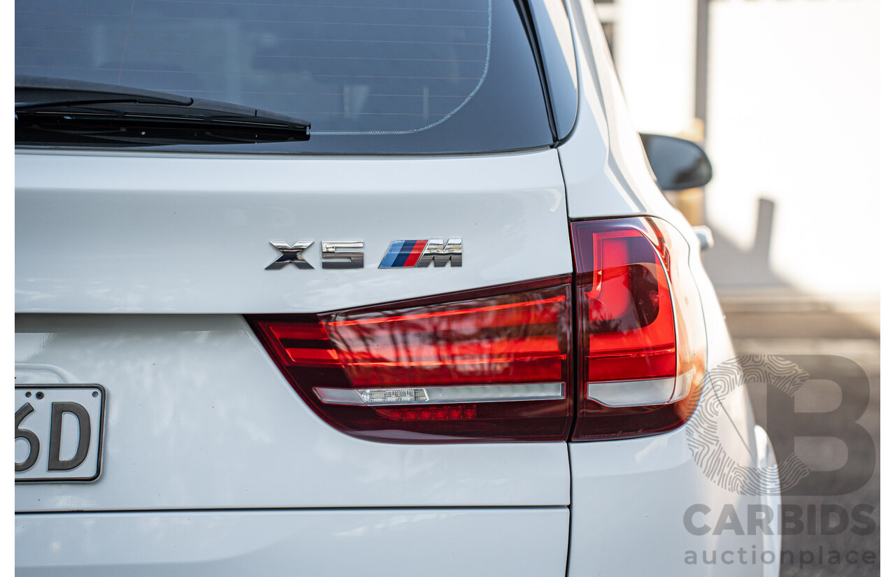 3/2015 BMW X5 M F85 4d Wagon Alpine White Twin Turbo V8 4.4L