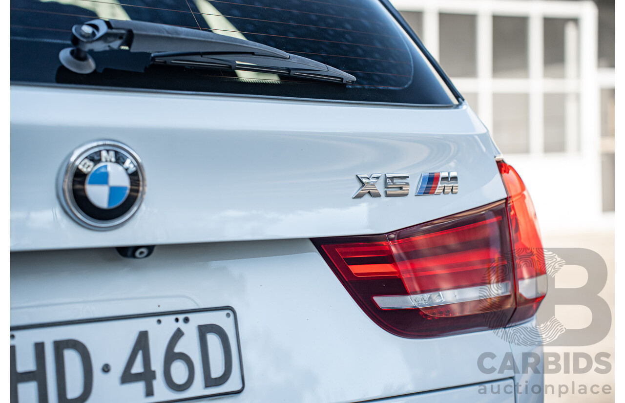 3/2015 BMW X5 M F85 4d Wagon Alpine White Twin Turbo V8 4.4L