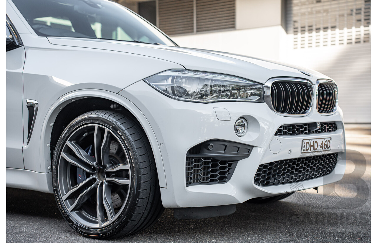 3/2015 BMW X5 M F85 4d Wagon Alpine White Twin Turbo V8 4.4L
