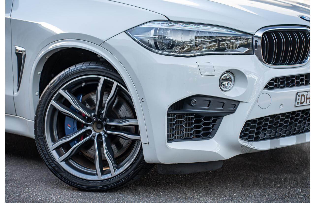 3/2015 BMW X5 M F85 4d Wagon Alpine White Twin Turbo V8 4.4L