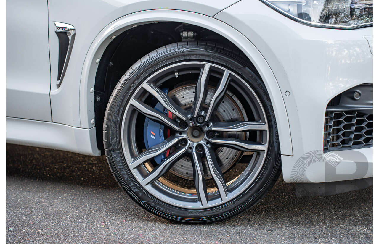 3/2015 BMW X5 M F85 4d Wagon Alpine White Twin Turbo V8 4.4L