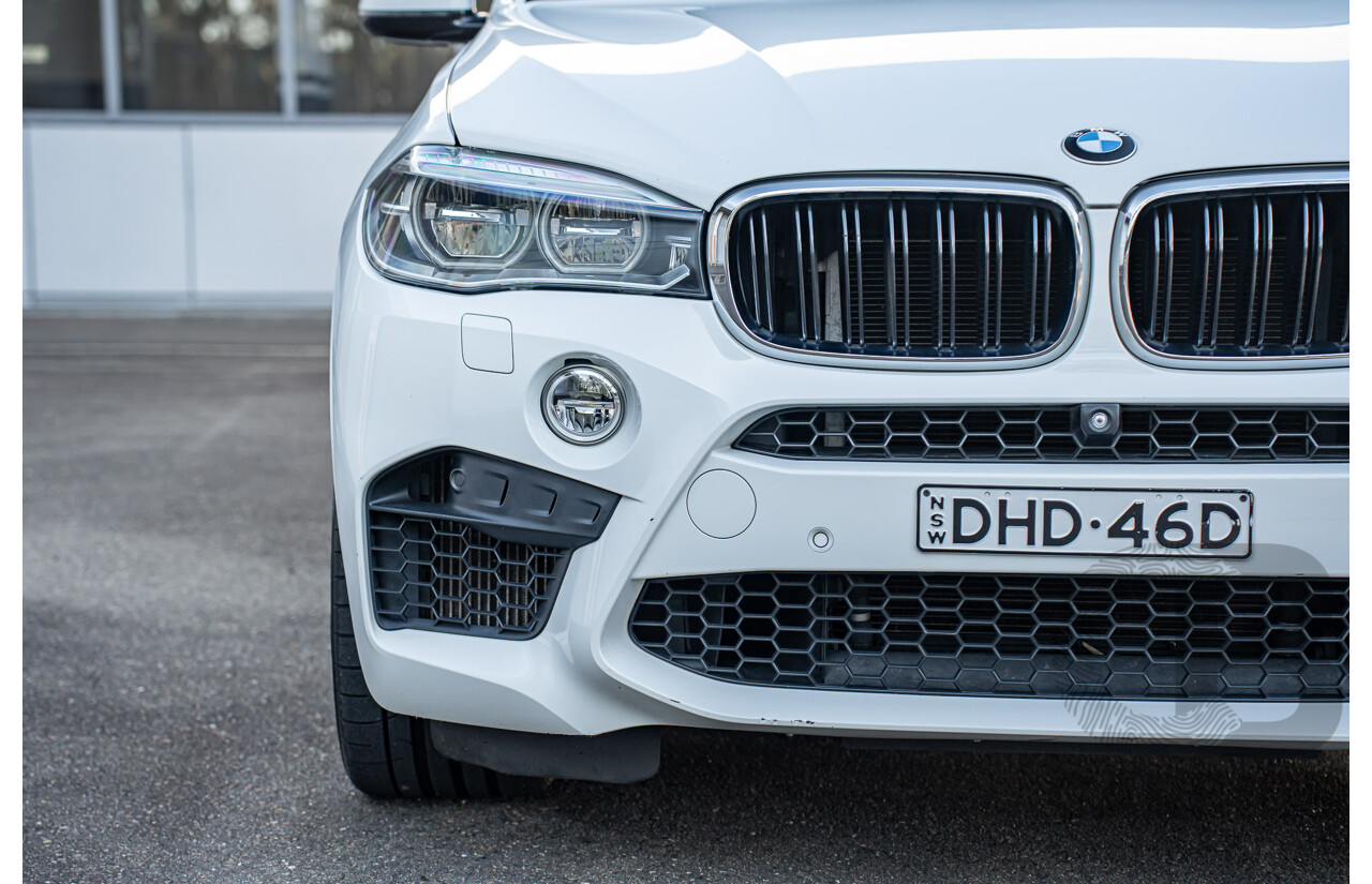3/2015 BMW X5 M F85 4d Wagon Alpine White Twin Turbo V8 4.4L