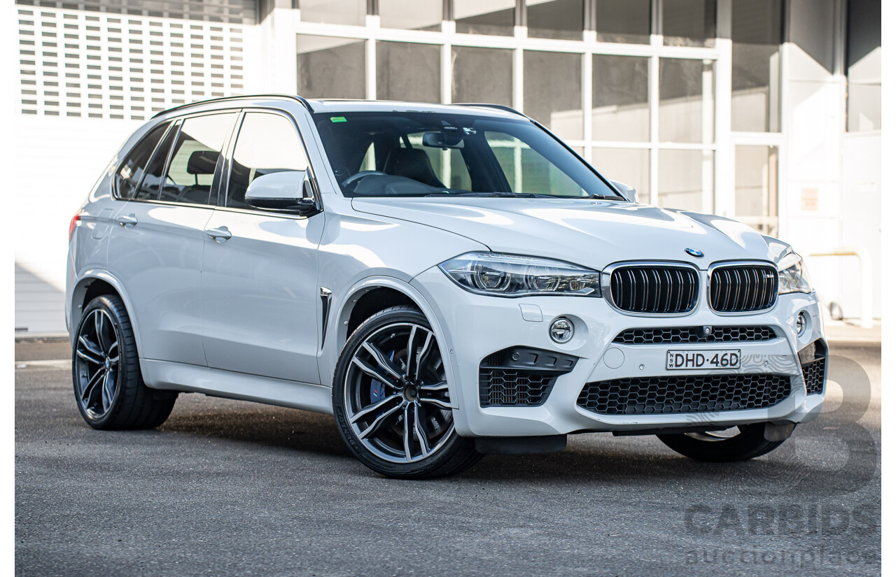 3/2015 BMW X5 M F85 4d Wagon Alpine White Twin Turbo V8 4.4L