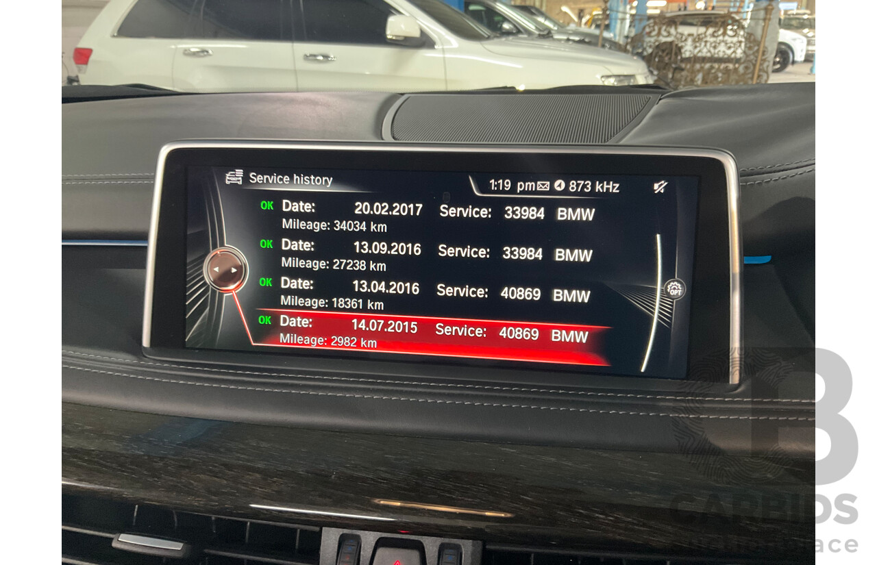 3/2015 BMW X5 M F85 4d Wagon Alpine White Twin Turbo V8 4.4L