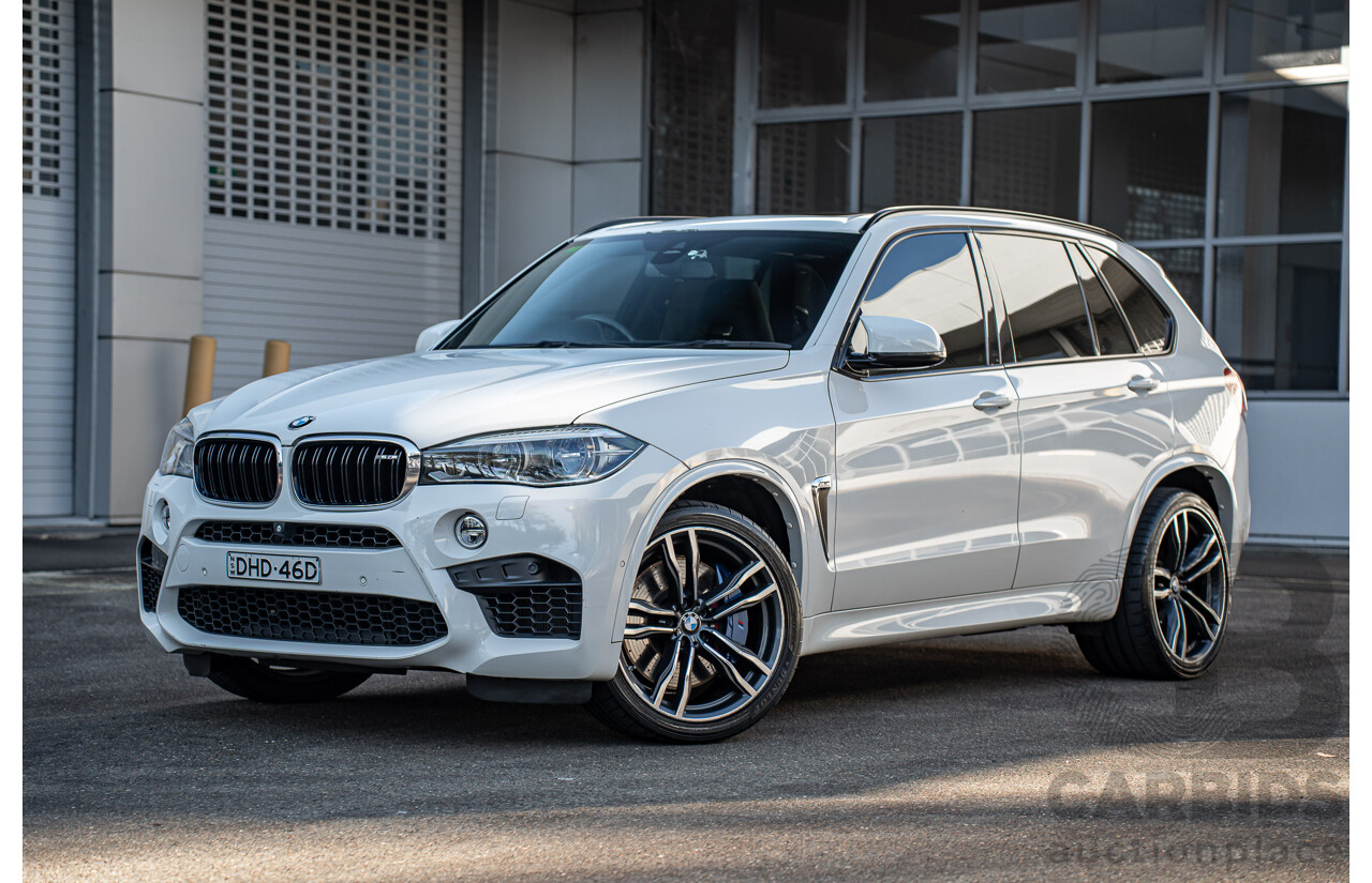 3/2015 BMW X5 M F85 4d Wagon Alpine White Twin Turbo V8 4.4L