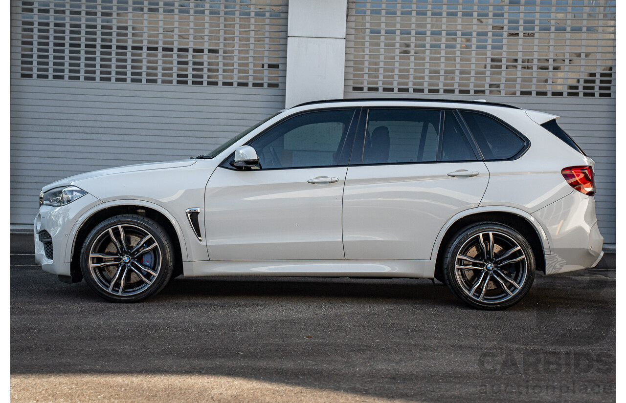 3/2015 BMW X5 M F85 4d Wagon Alpine White Twin Turbo V8 4.4L