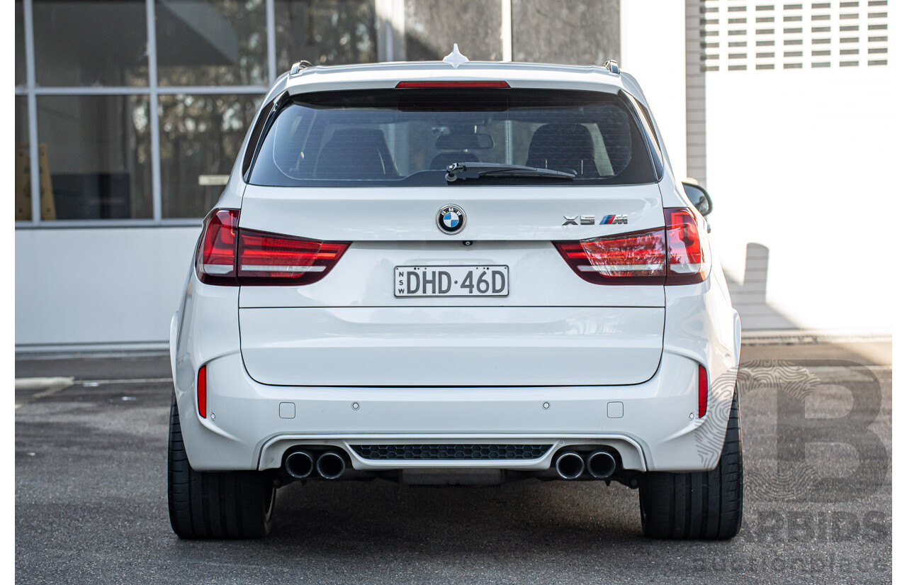 3/2015 BMW X5 M F85 4d Wagon Alpine White Twin Turbo V8 4.4L