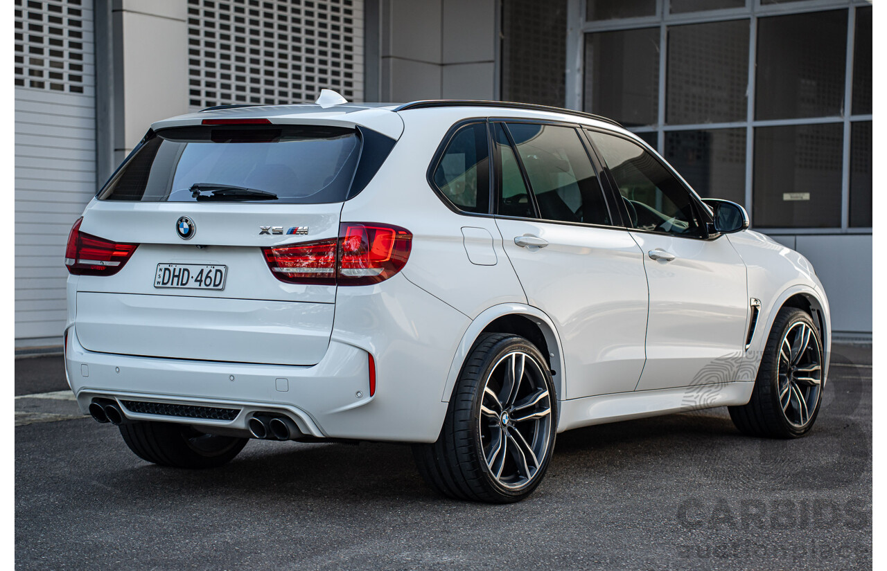 3/2015 BMW X5 M F85 4d Wagon Alpine White Twin Turbo V8 4.4L