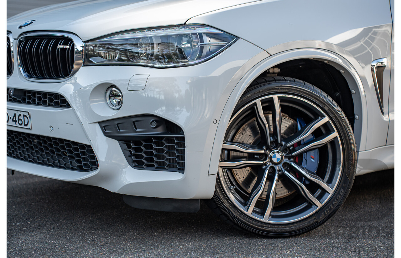 3/2015 BMW X5 M F85 4d Wagon Alpine White Twin Turbo V8 4.4L