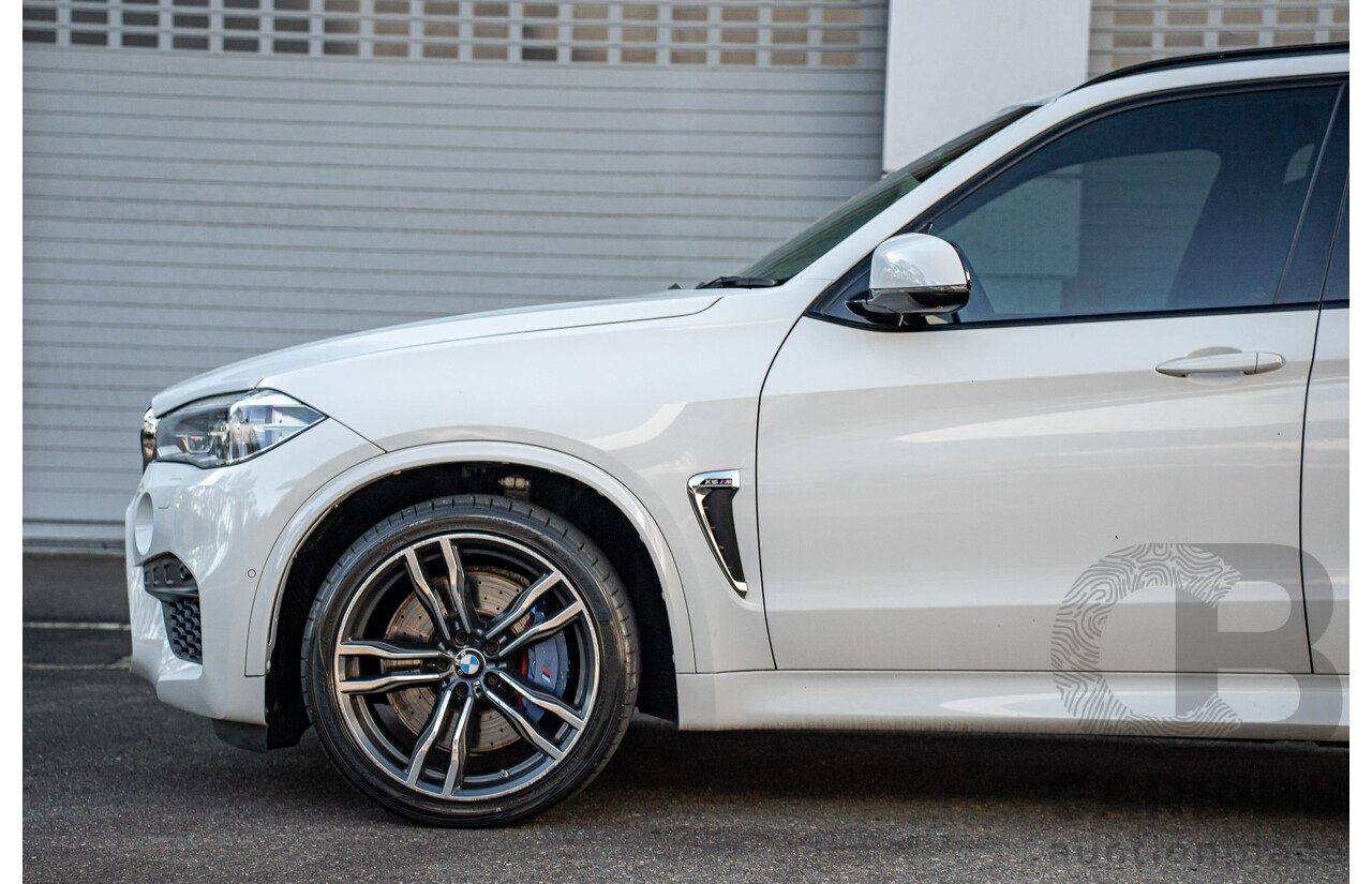3/2015 BMW X5 M F85 4d Wagon Alpine White Twin Turbo V8 4.4L