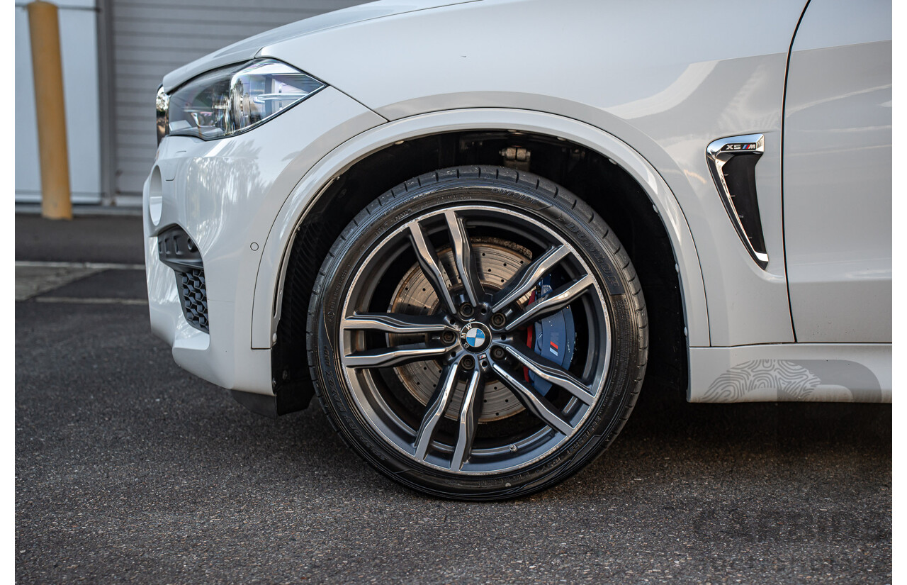 3/2015 BMW X5 M F85 4d Wagon Alpine White Twin Turbo V8 4.4L