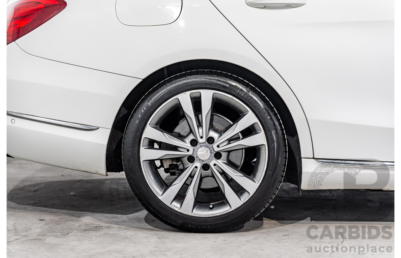 10/2014 Mercedes-Benz C200 Avantgarde 205 4d Sedan Polar White Turbo 2.0L