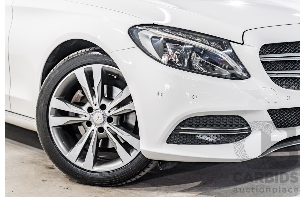 10/2014 Mercedes-Benz C200 Avantgarde 205 4d Sedan Polar White Turbo 2.0L