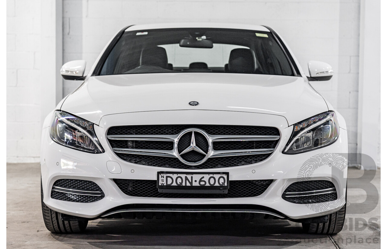 10/2014 Mercedes-Benz C200 Avantgarde 205 4d Sedan Polar White Turbo 2.0L