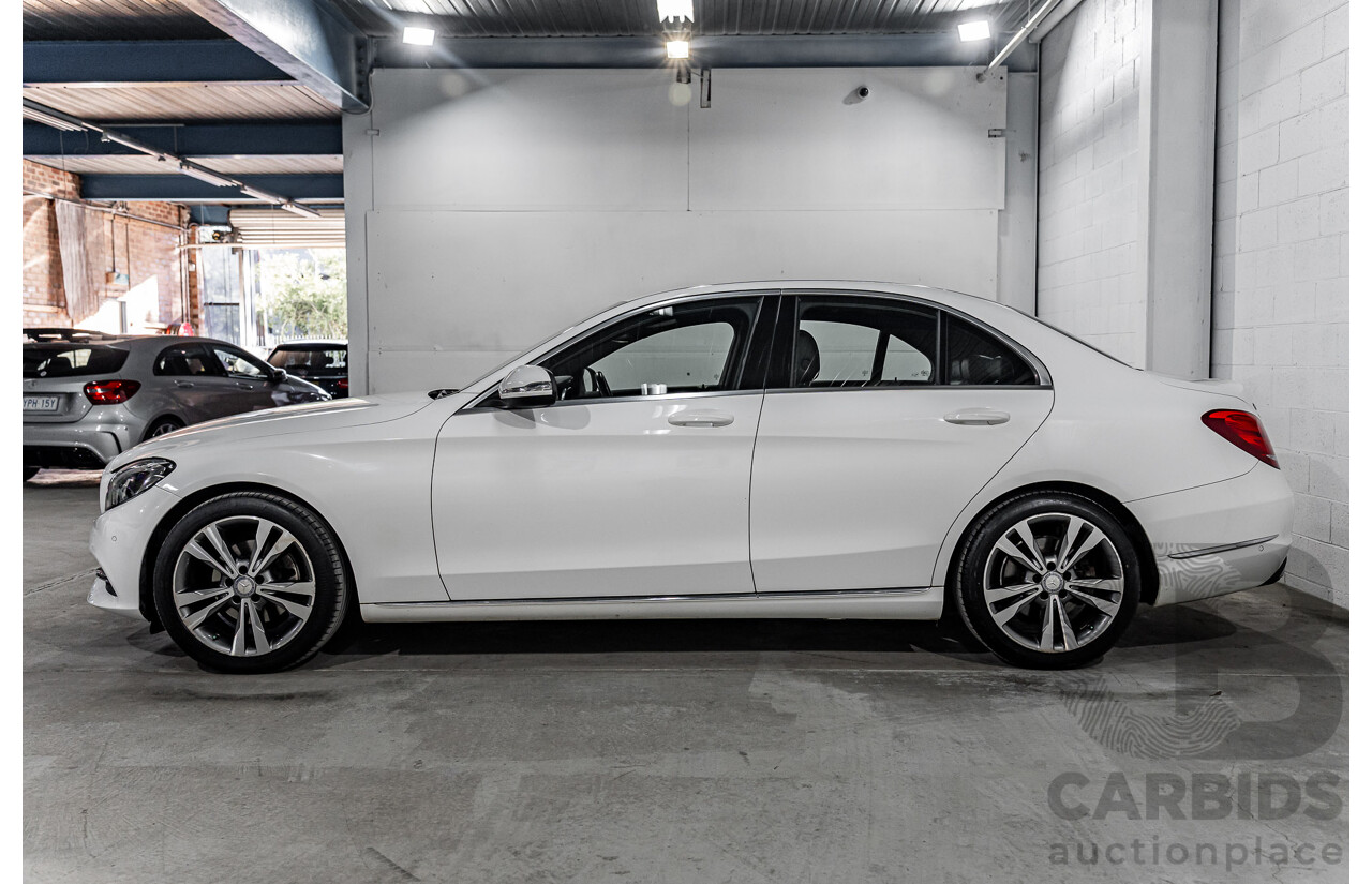 10/2014 Mercedes-Benz C200 Avantgarde 205 4d Sedan Polar White Turbo 2.0L