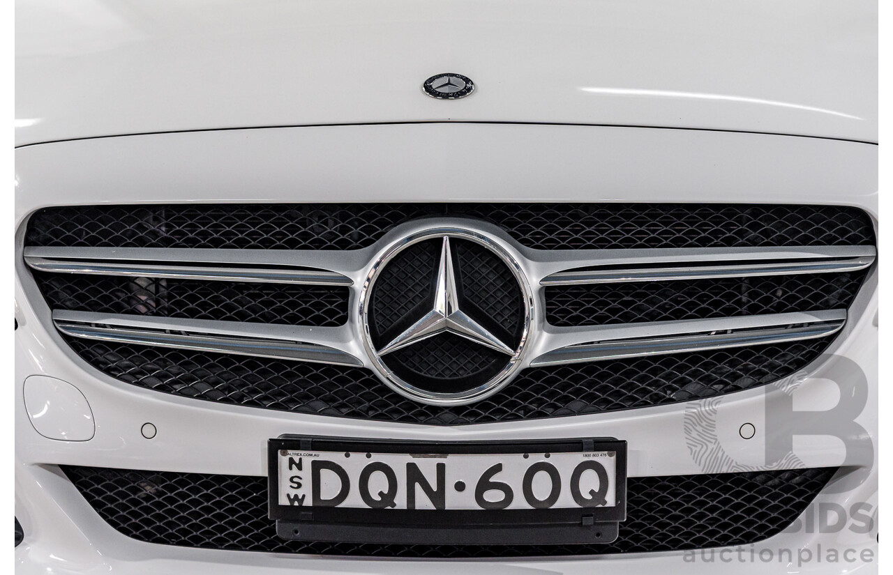 10/2014 Mercedes-Benz C200 Avantgarde 205 4d Sedan Polar White Turbo 2.0L