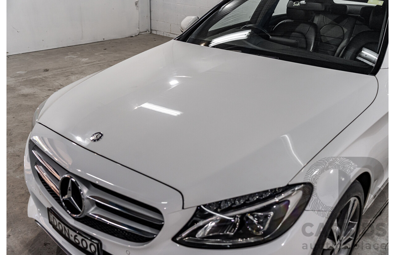 10/2014 Mercedes-Benz C200 Avantgarde 205 4d Sedan Polar White Turbo 2.0L