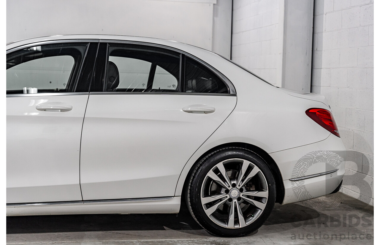 10/2014 Mercedes-Benz C200 Avantgarde 205 4d Sedan Polar White Turbo 2.0L