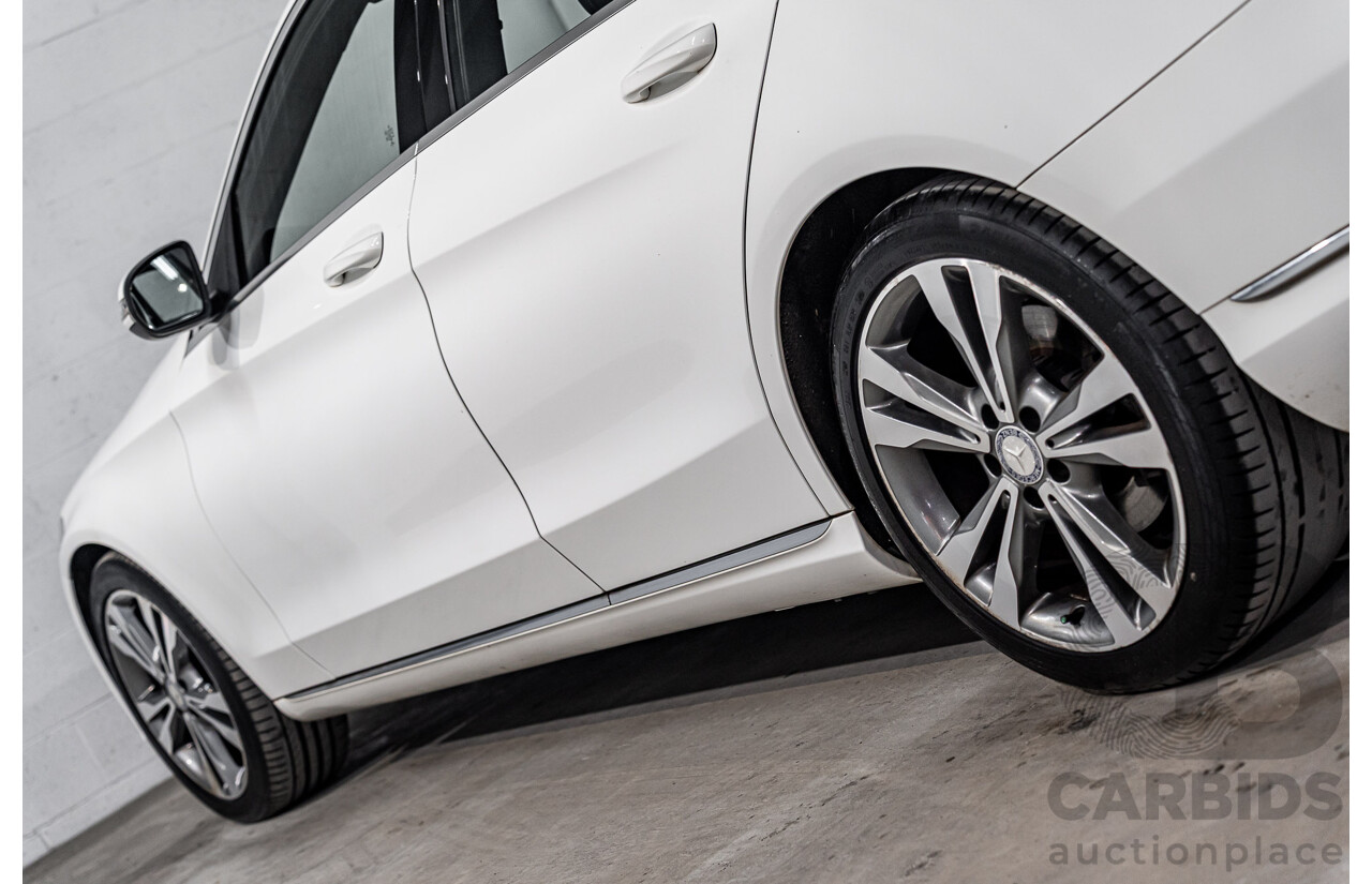 10/2014 Mercedes-Benz C200 Avantgarde 205 4d Sedan Polar White Turbo 2.0L