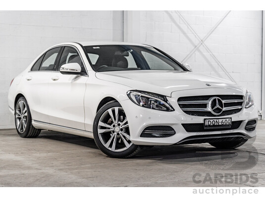 10/2014 Mercedes-Benz C200 Avantgarde 205 4d Sedan Polar White Turbo 2.0L