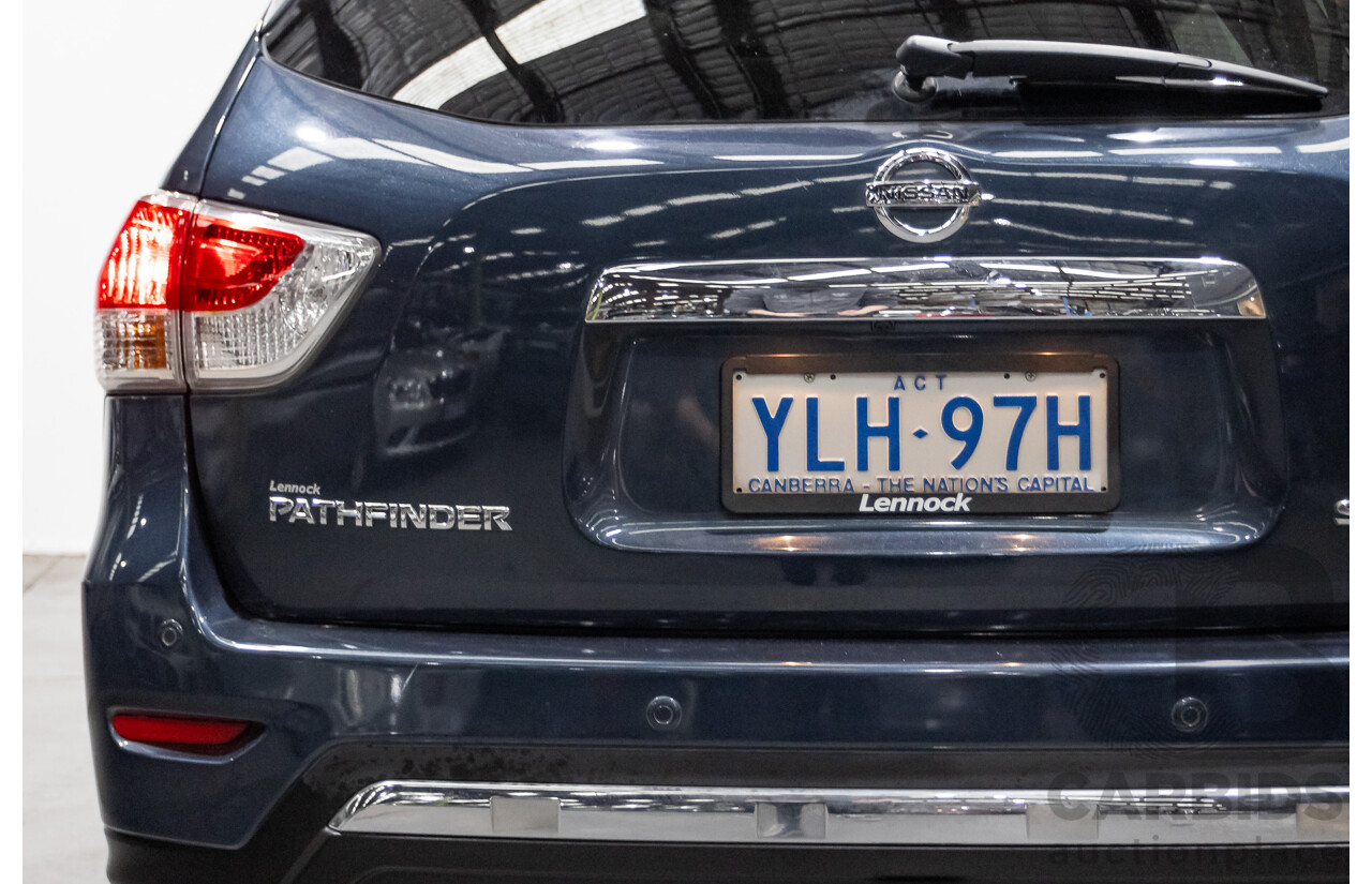 04/2016 Nissan Pathfinder ST-L (4x2) FWD R52 MY15 4D Wagon Galaxy Blue Metallic 3.5L