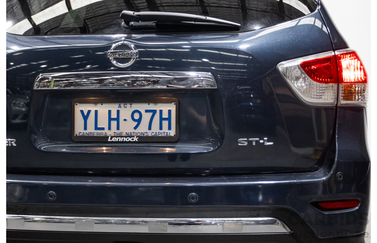 04/2016 Nissan Pathfinder ST-L (4x2) FWD R52 MY15 4D Wagon Galaxy Blue Metallic 3.5L