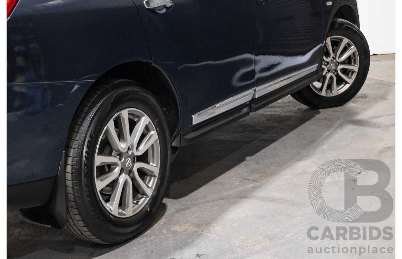 04/2016 Nissan Pathfinder ST-L (4x2) FWD R52 MY15 4D Wagon Galaxy Blue Metallic 3.5L