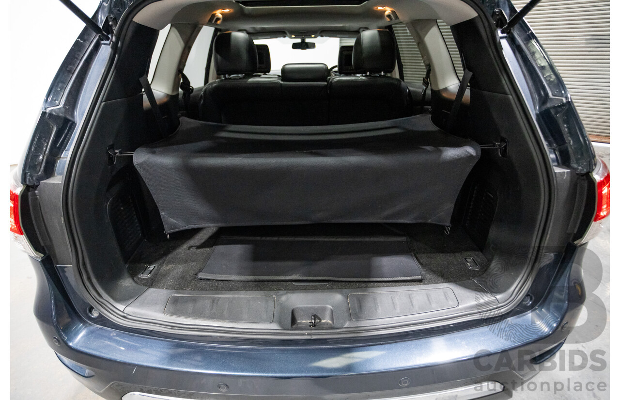 04/2016 Nissan Pathfinder ST-L (4x2) FWD R52 MY15 4D Wagon Galaxy Blue Metallic 3.5L